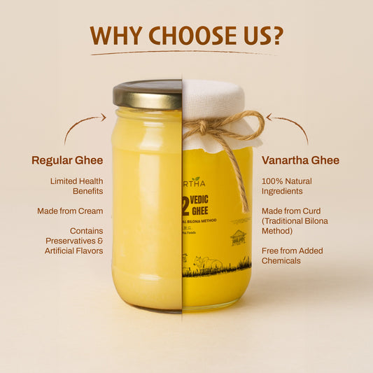 Gir Cow A2 ghee - Made From Curd