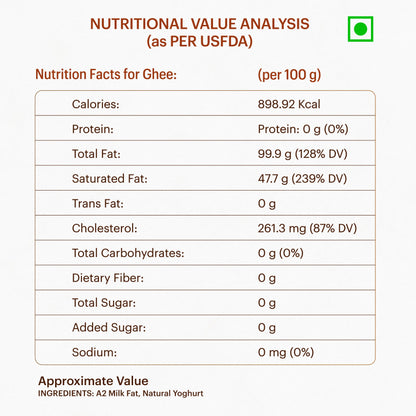 Gir Cow A2 ghee - Made From Curd